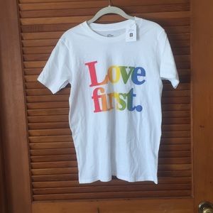 “Love first” t-shirt